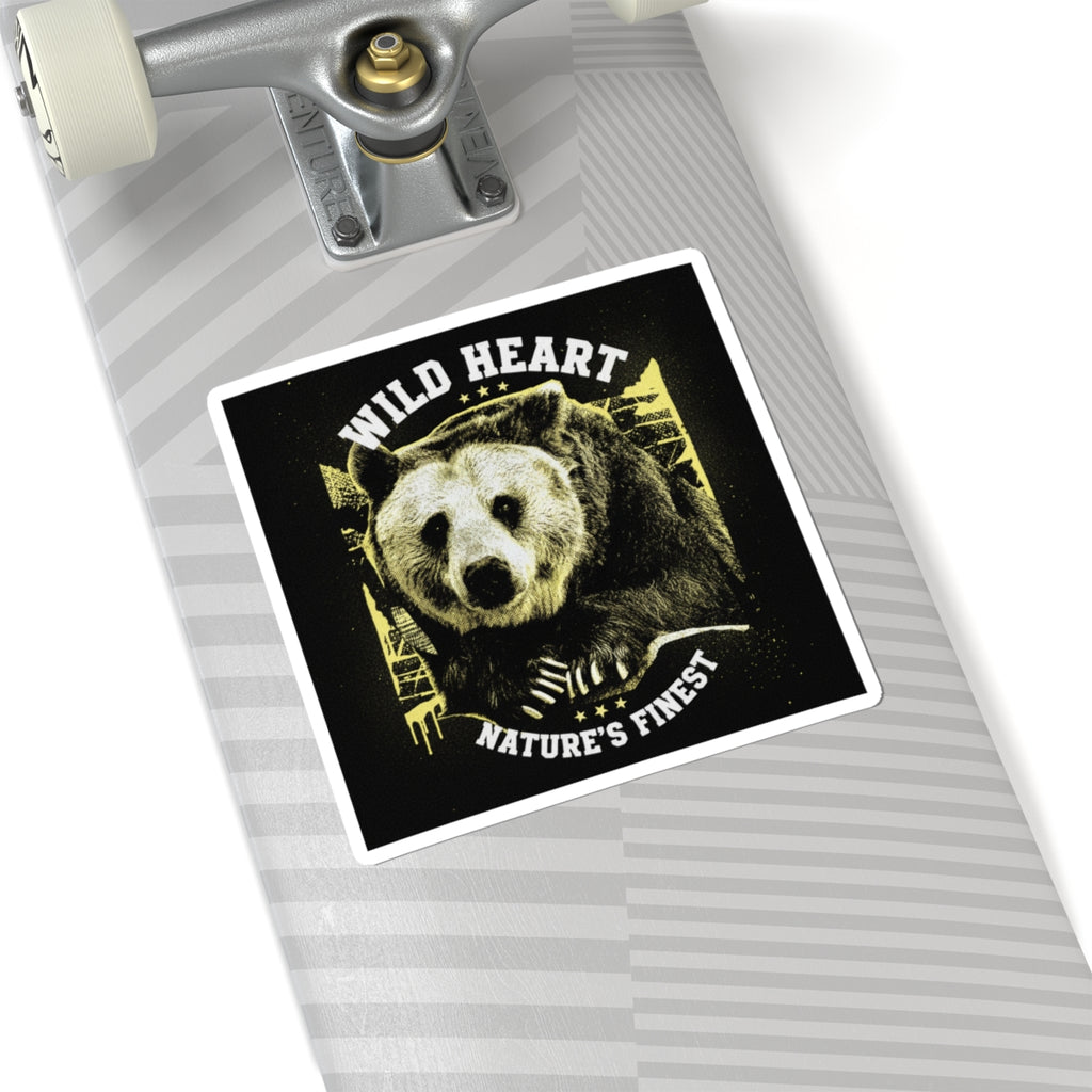 Streetwear Collage — Bear — Kiss-Cut Sticker