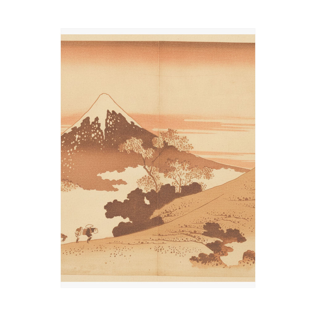 Southern Sunset — Fuji From Inume (?) Pass — Matte Poster