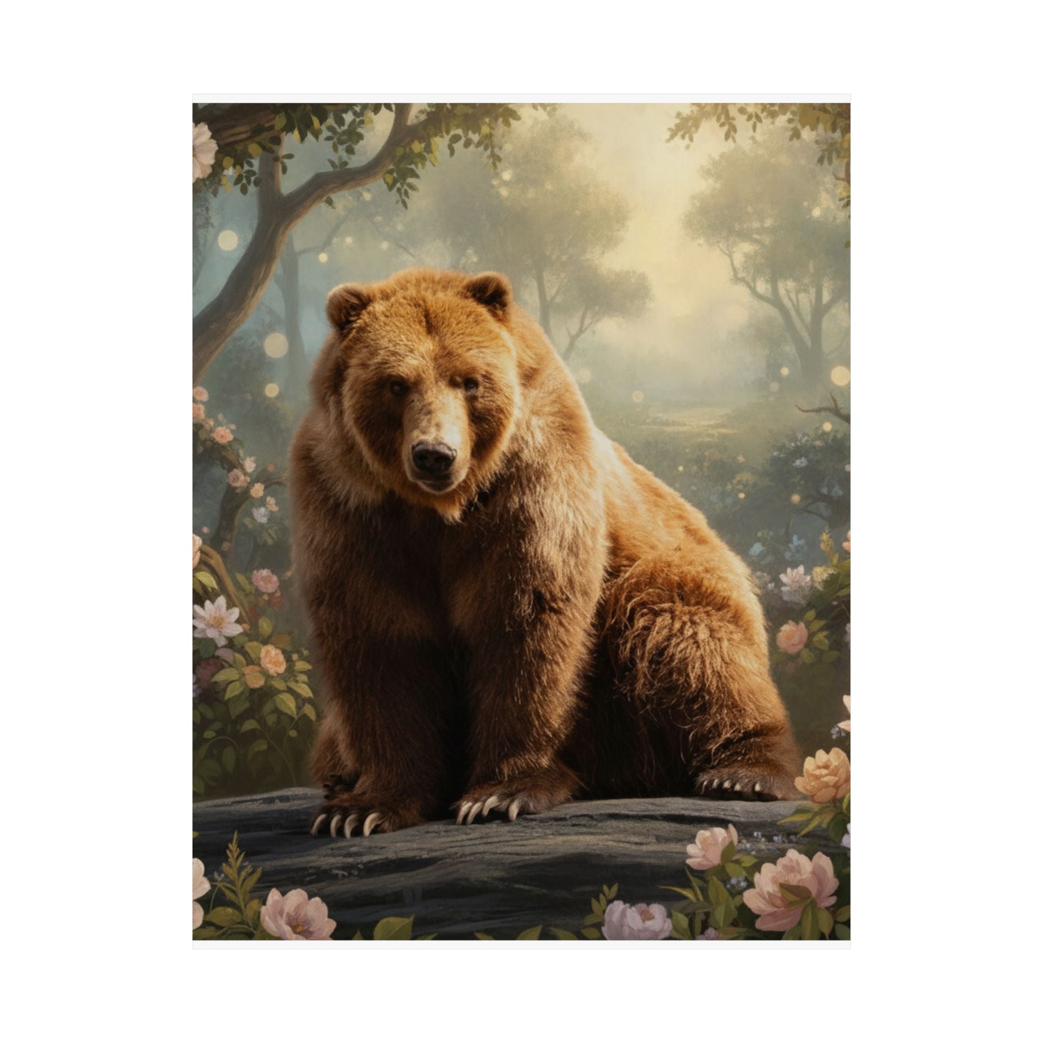 Scenic Nature — Bear — Matte Poster