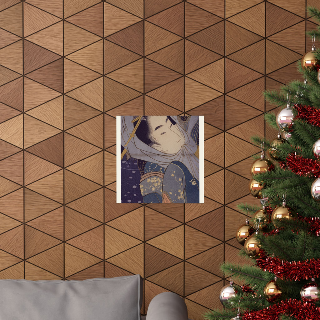 Celestial — Girl And Lover In Snow — Matte Poster