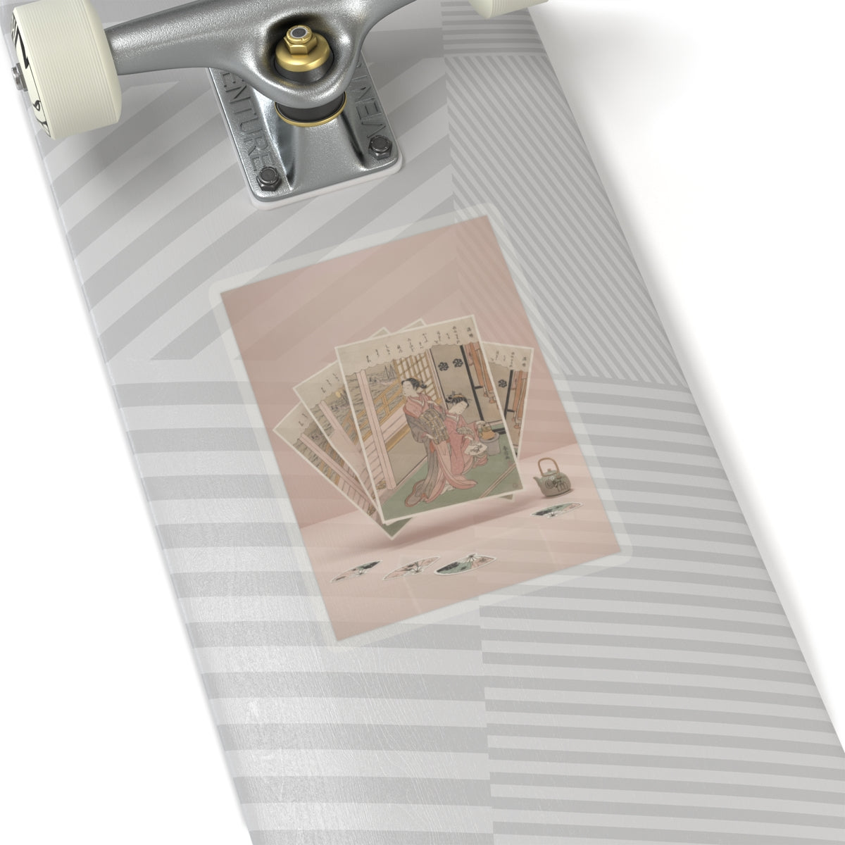 Product Marketing — Waves On Moonlight — Kiss-Cut Sticker