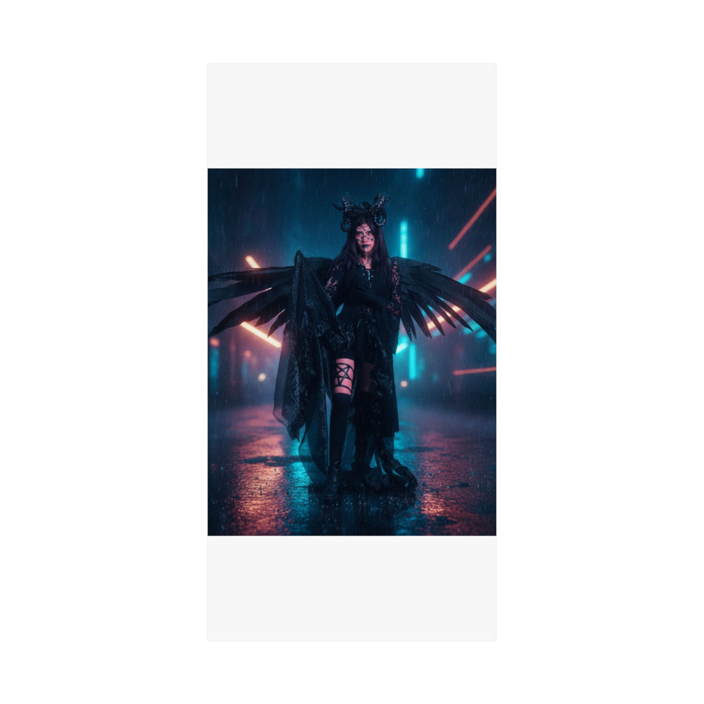 Neon Noir — Person — Matte Poster