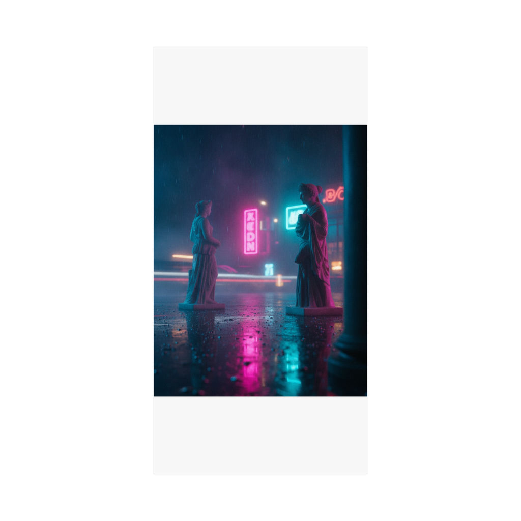 Neon Noir — Person — Matte Poster