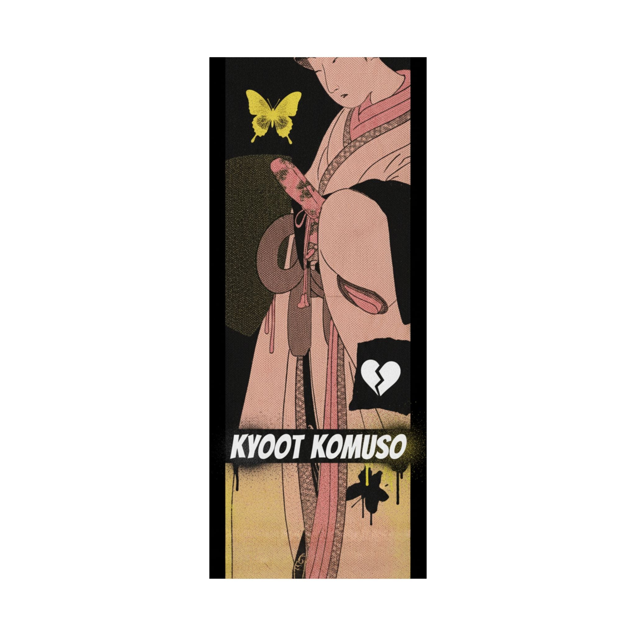Streetwear Collage — A Girl As A Komuso — Matte Poster