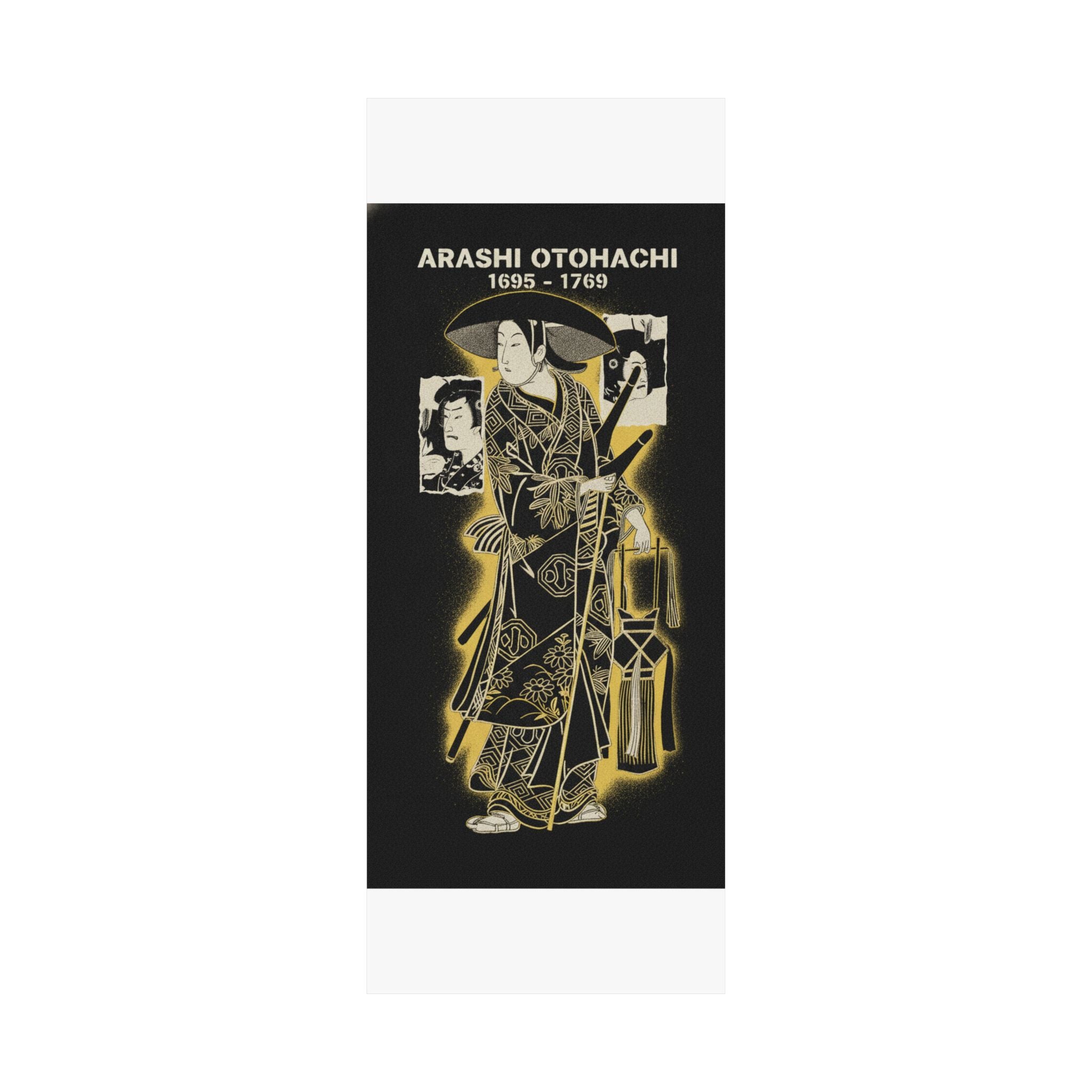Streetwear Collage — The Actor, Arashi Otohachi, 1695–1769 In An Unidentified Role — Matte Poster