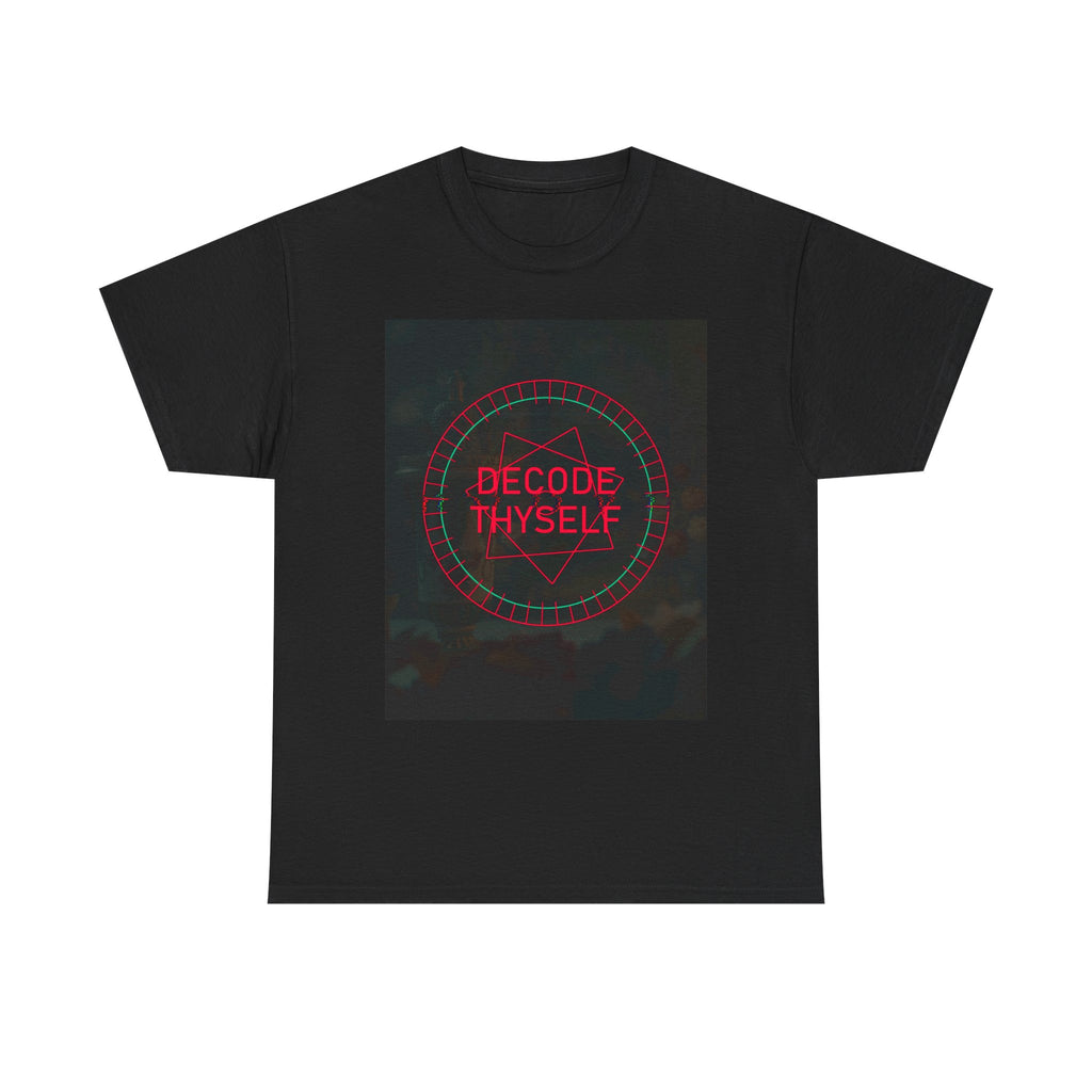 DECODE THYSELF graphic tee by Zukkay