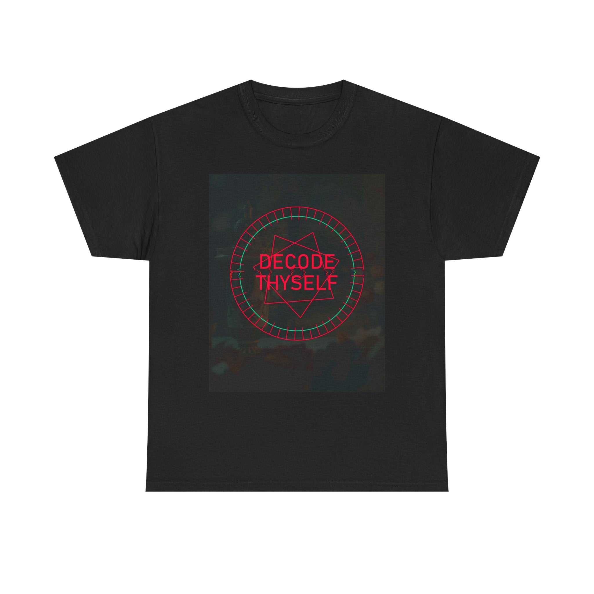DECODE THYSELF graphic tee by Zukkay