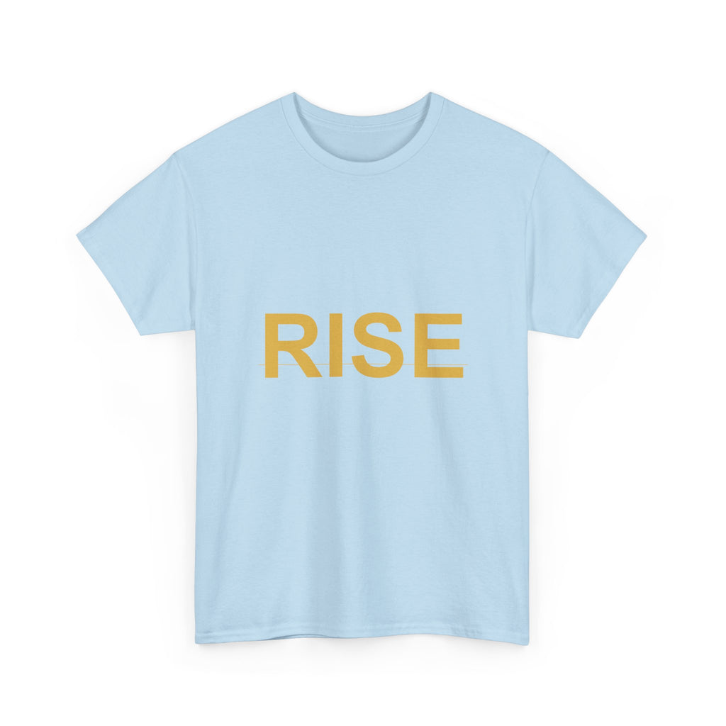 RISE Bold Gold Minimal Typography Graphic Tee