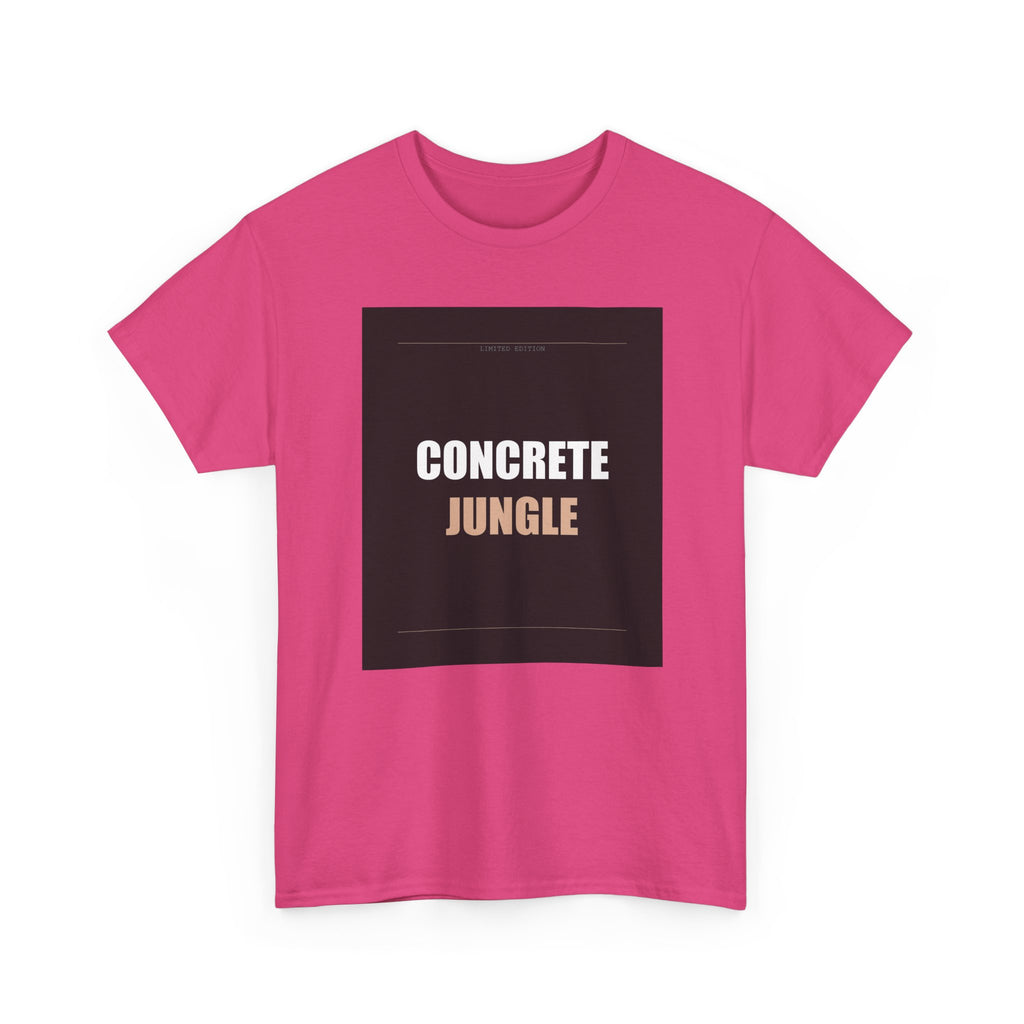 CONCRETE JUNGLE Bold Typography Streetwear Tee