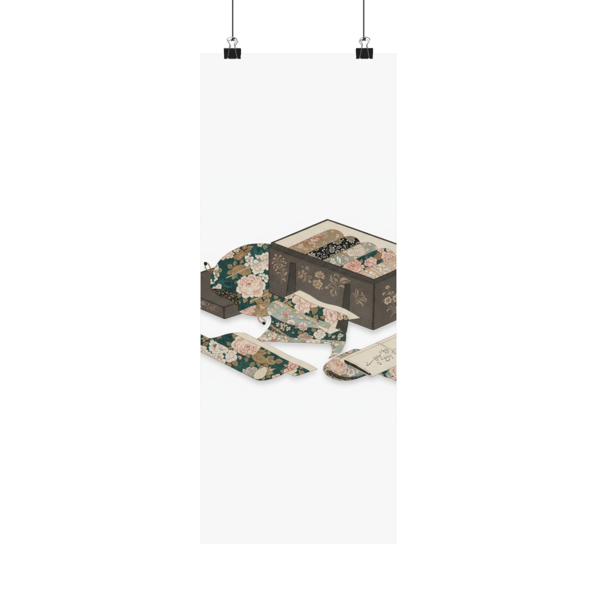 Ecommerce Main — Box With Draperies — Matte Poster