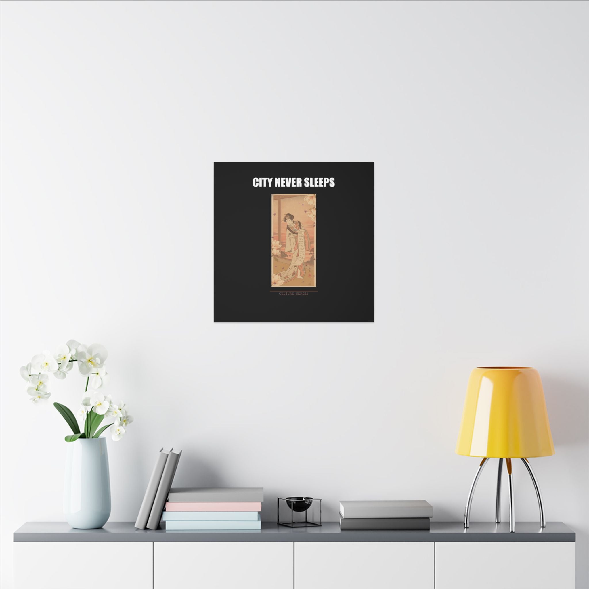 STREET CERTIFIED | The Second Yamashito Kinsaku As A Courtesan Standing In A Room — Matte Canvas