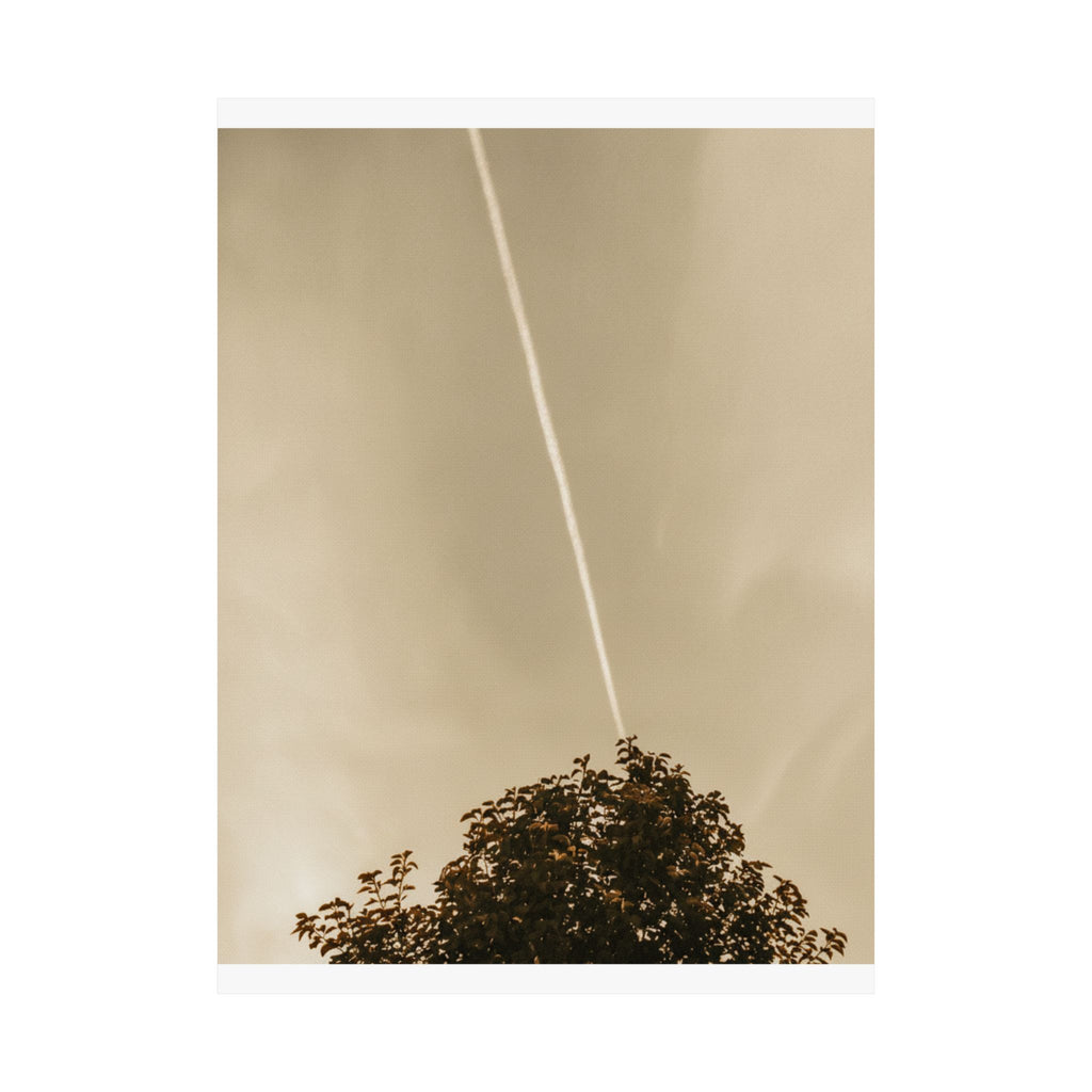 Scenic Nature — Contrail — Matte Poster