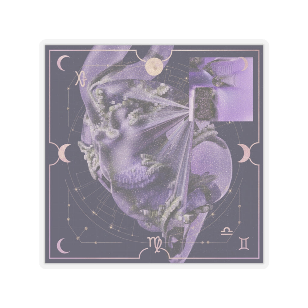 Celestial — Abstract — Kiss-Cut Sticker