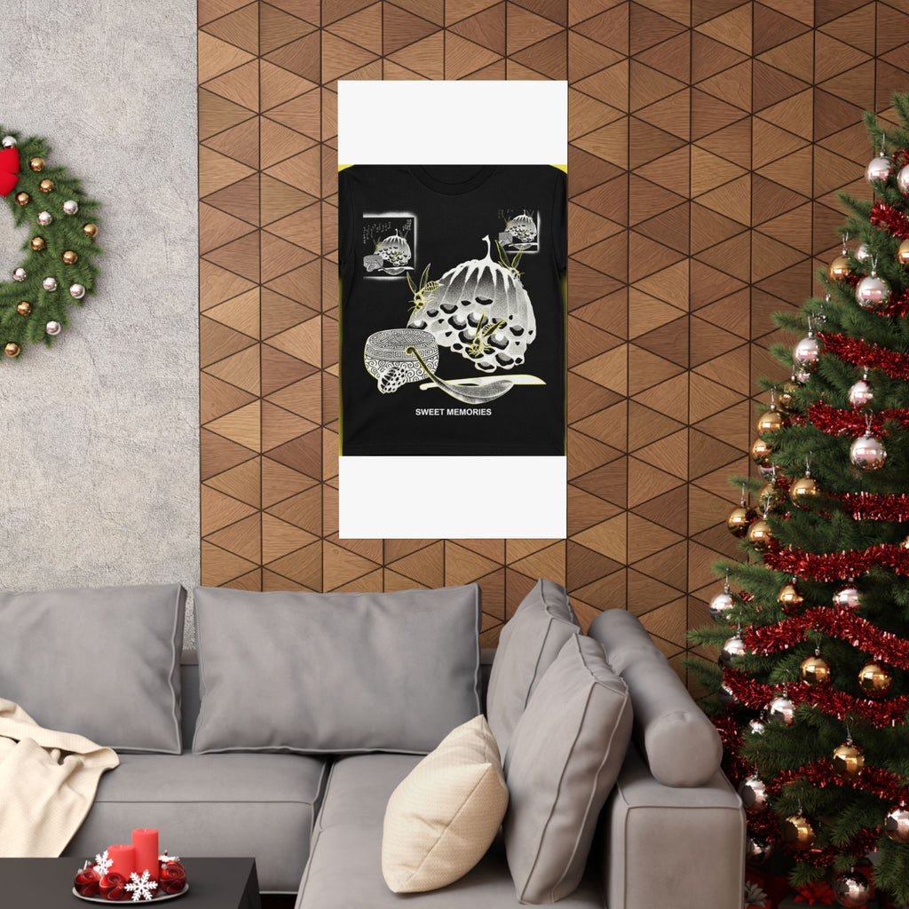 Streetwear Collage — Hives With Wasps, And A Box With A Spoon For Honey — Matte Poster