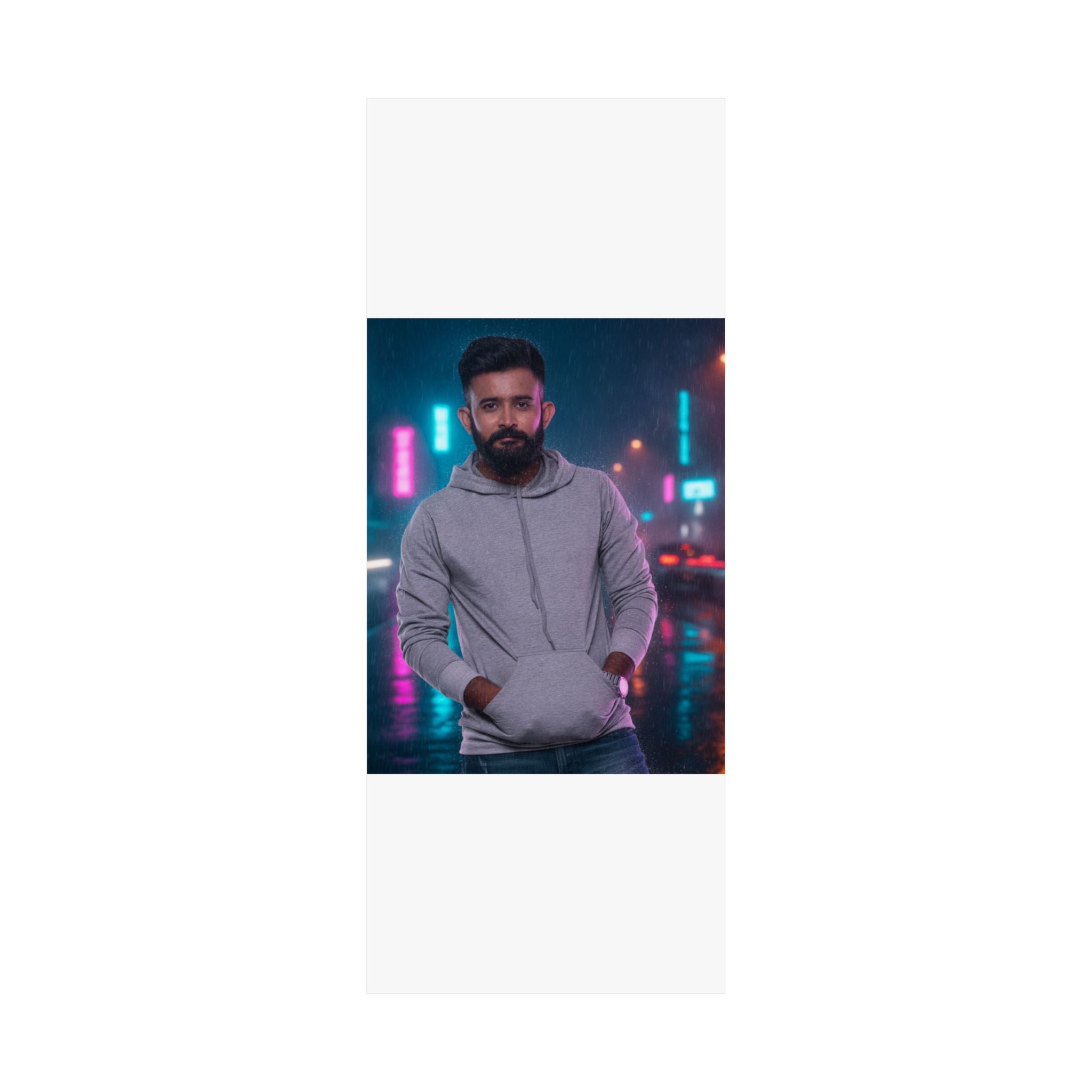 Neon Noir — Person — Matte Poster