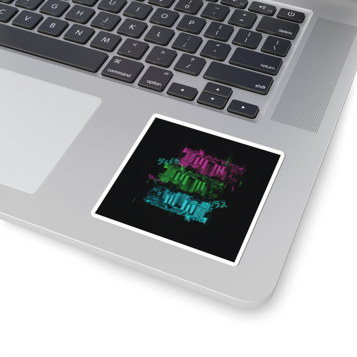 Glitch Culture — Cityscape — Kiss-Cut Sticker