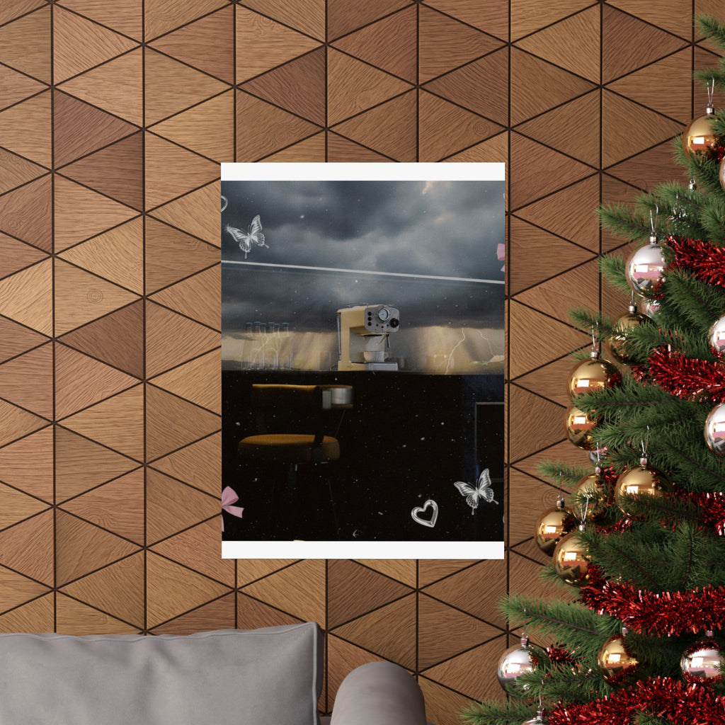 Dramatic Storm — Kitchen — Matte Poster