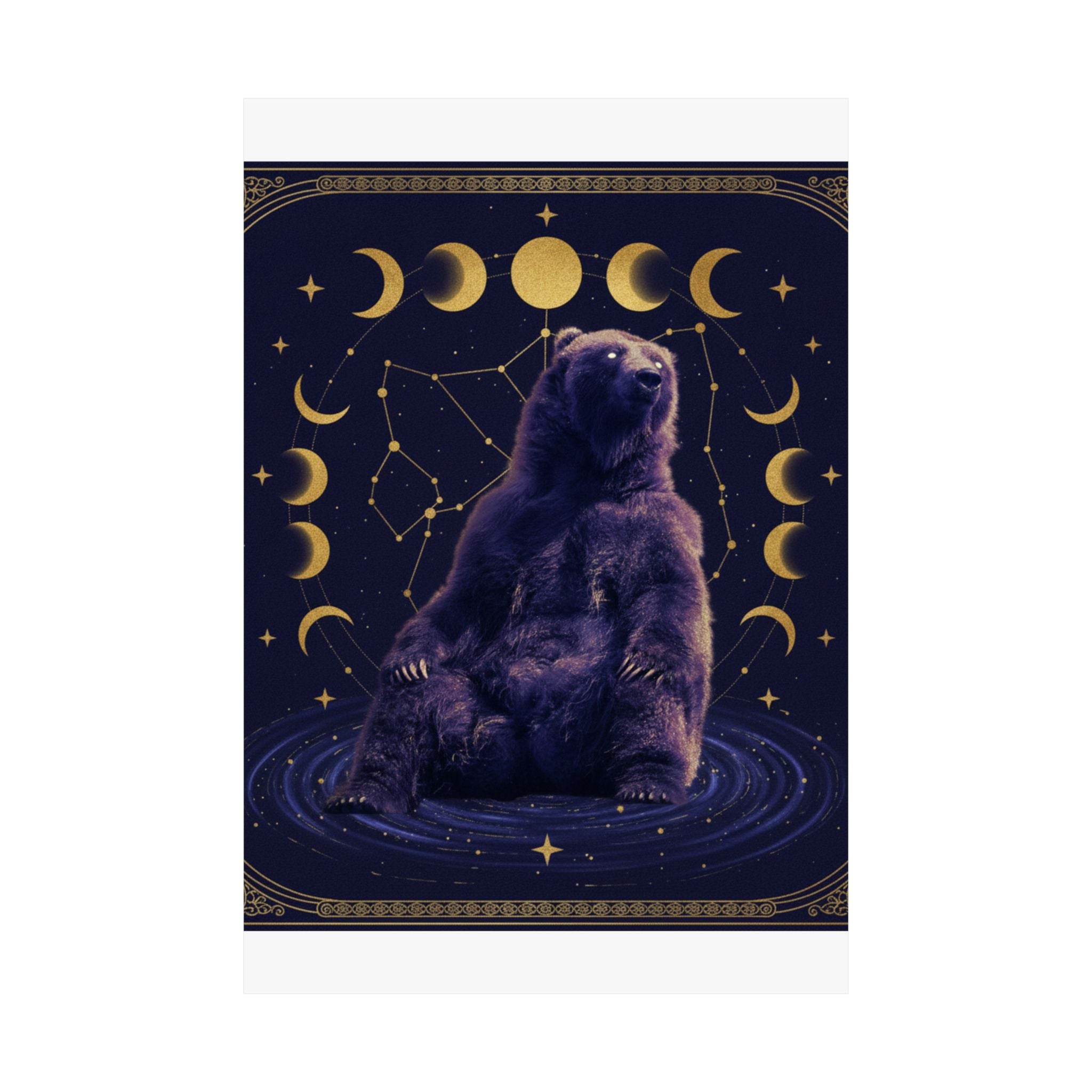 Celestial — Bear — Matte Poster