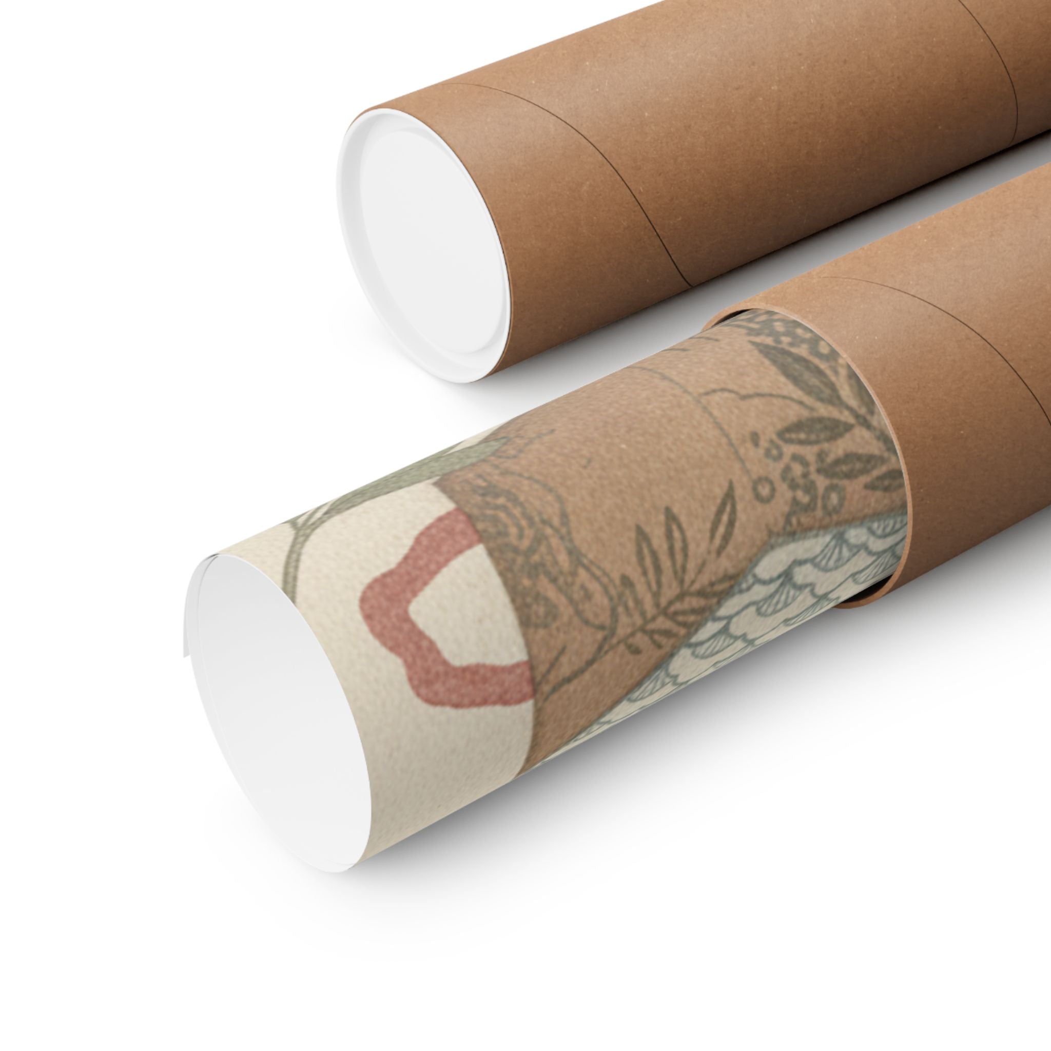 Botanical — Letter-Box With Letter And Potted Flower — Matte Poster