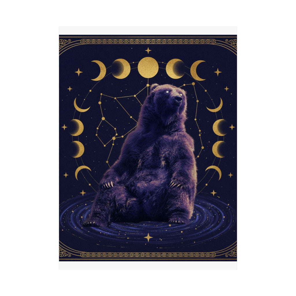 Celestial — Bear — Matte Poster