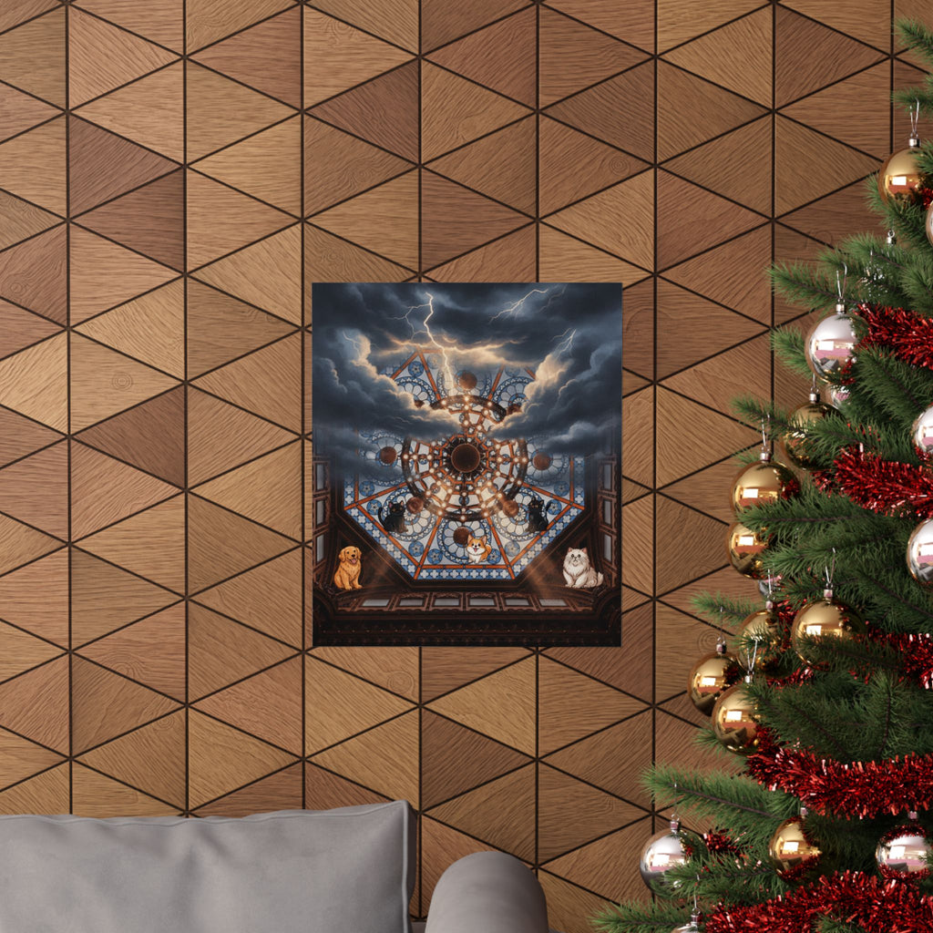 Dramatic Storm — Ceiling — Matte Poster