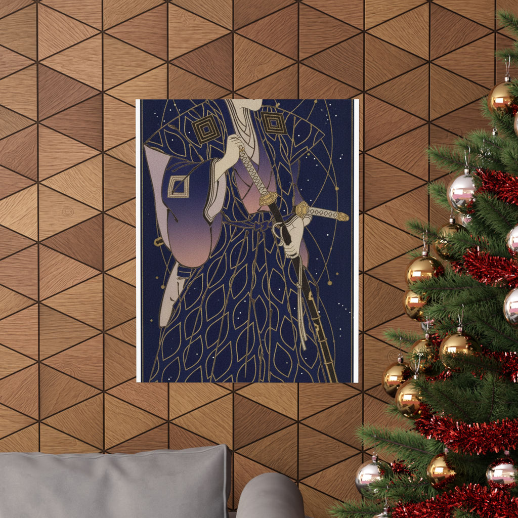 Celestial — Ichikawa Danjuro Vi As Funa Bansaku,Son Of Fuwa Banzayemon — Matte Poster