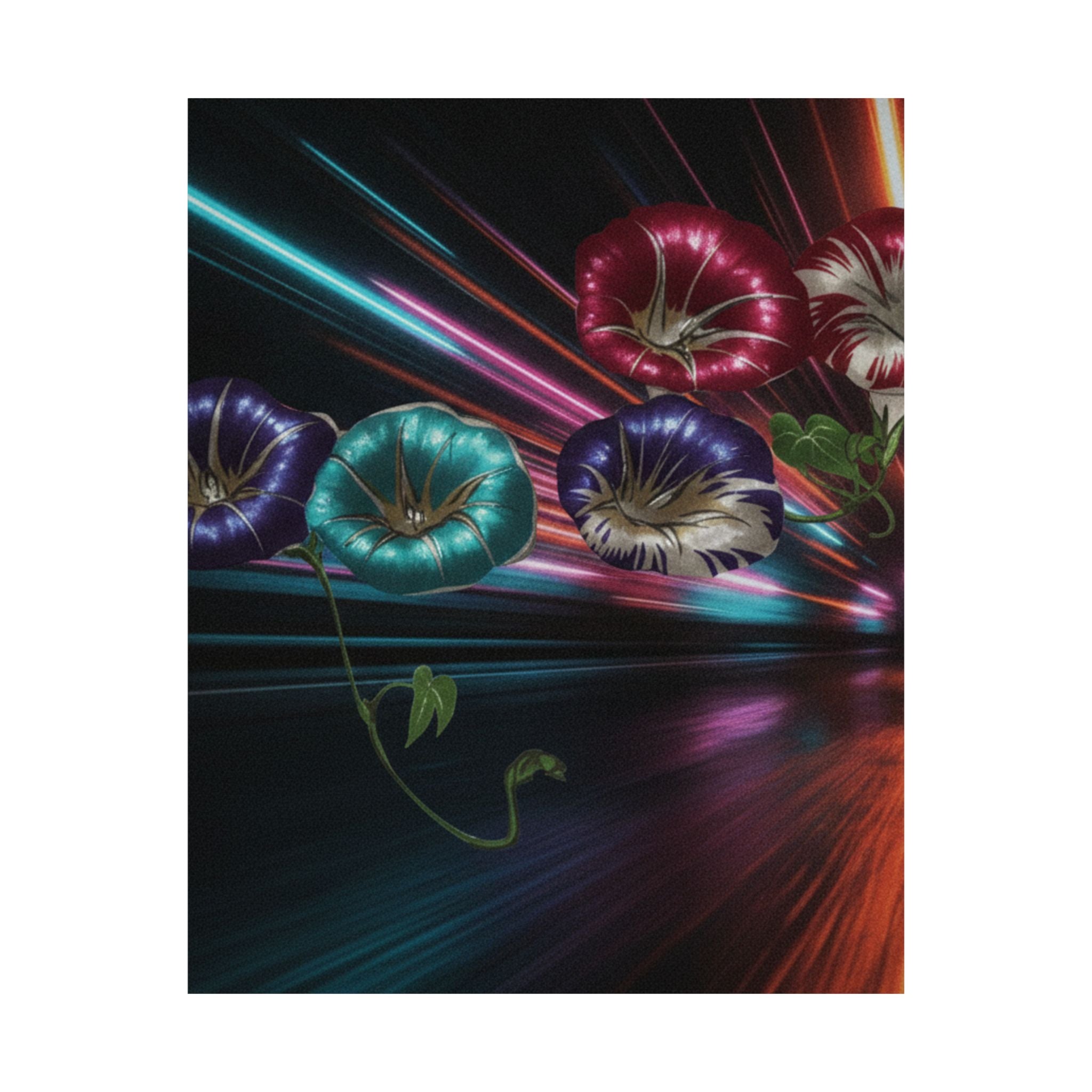 Fast Furious — Morning Glories — Matte Poster