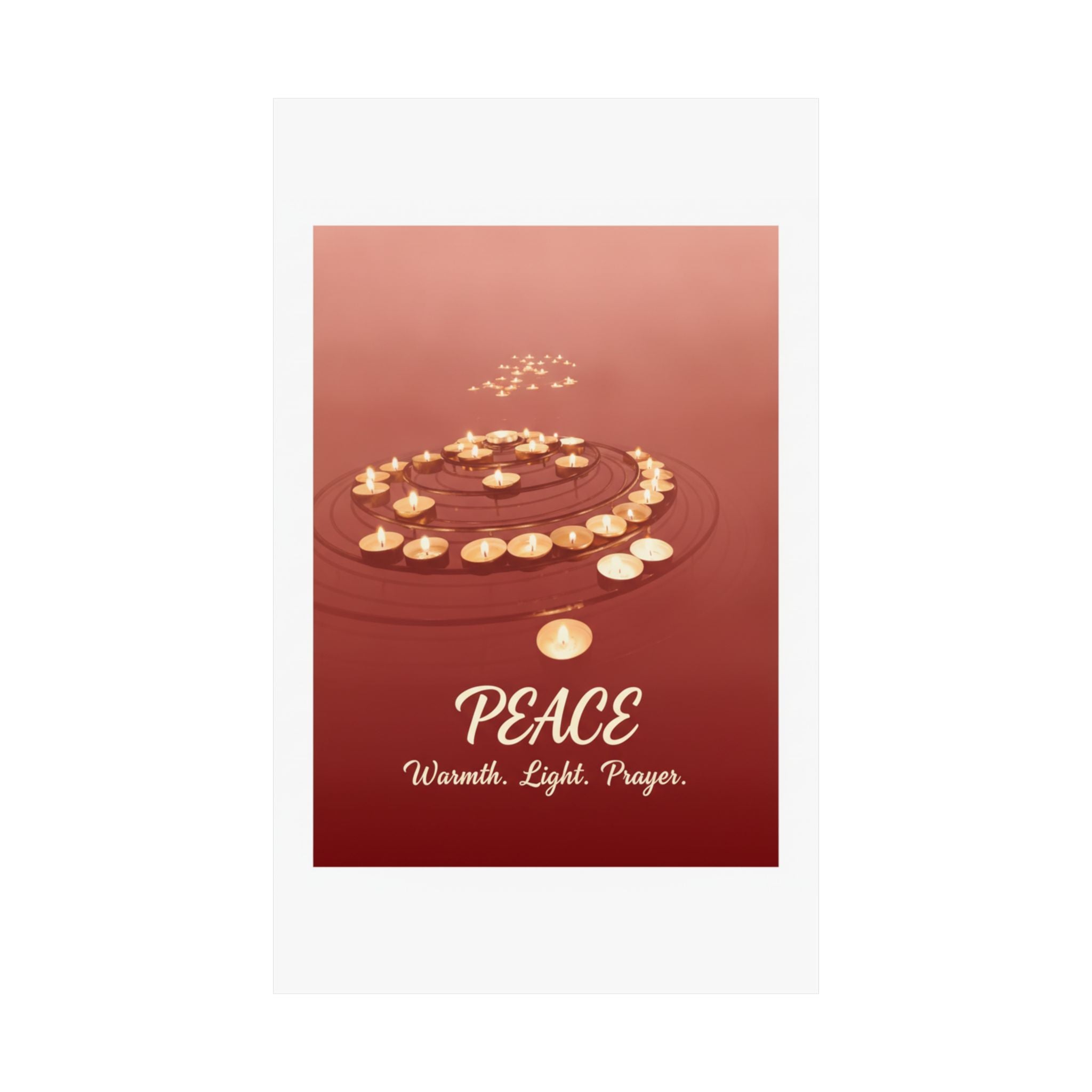 Affirmation — Candle — Matte Poster
