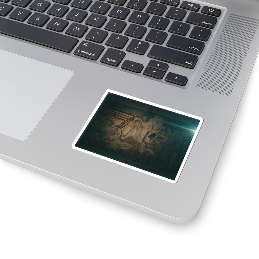 Cinematic — Four Actors In Unidentified Roles — Kiss-Cut Sticker