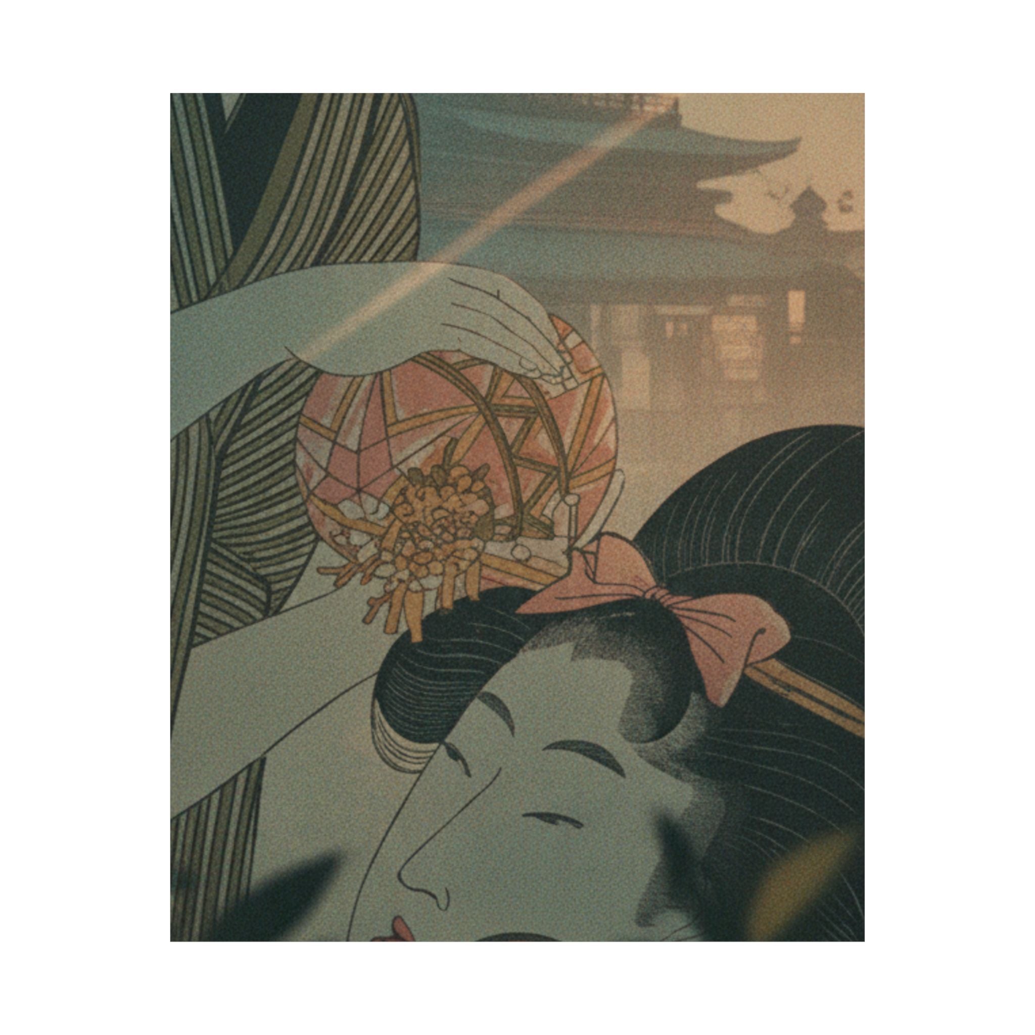 Cinematic — Man And Young Woman With A Ball — Matte Poster