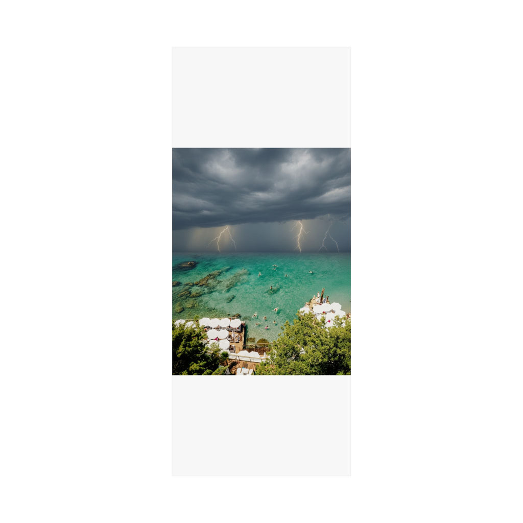 Dramatic Storm — Beach — Matte Poster
