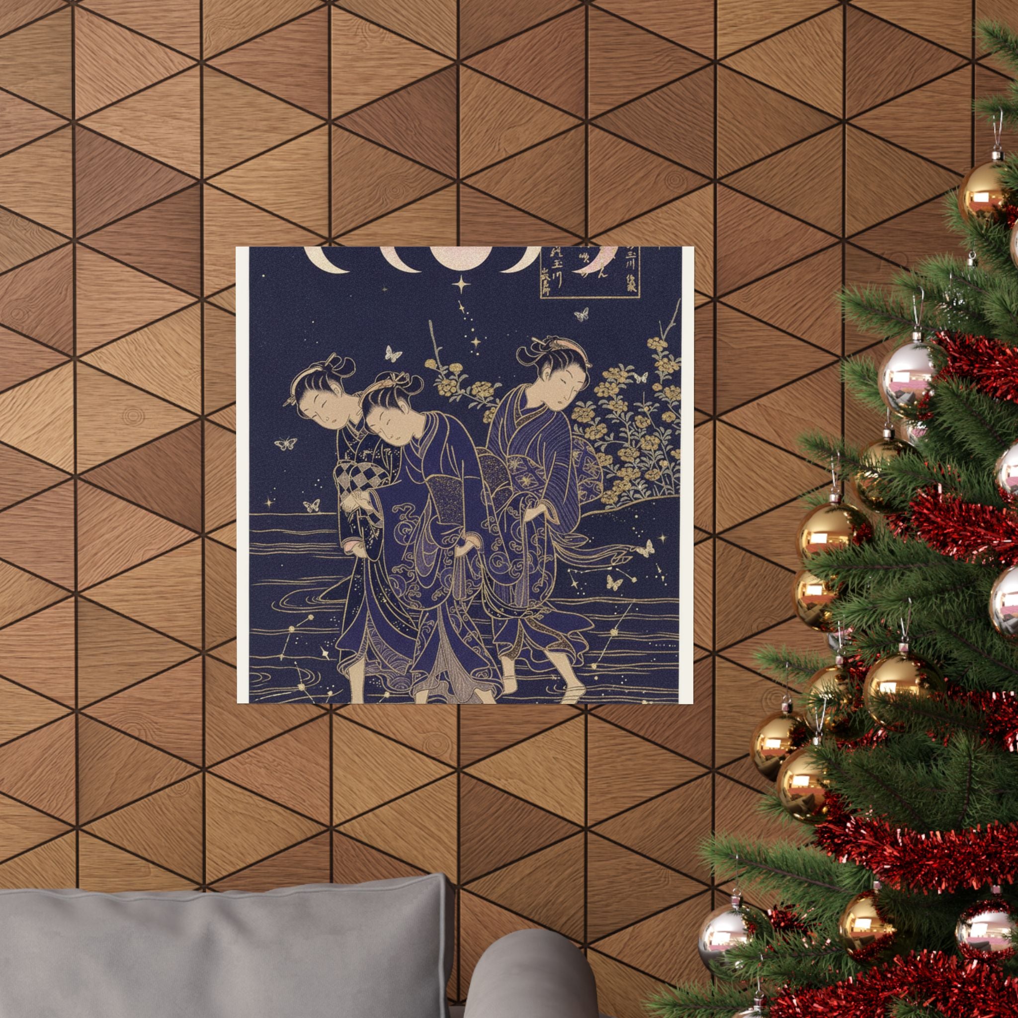 Celestial — The Tama River At Ide, Yamashiro Province — Matte Poster