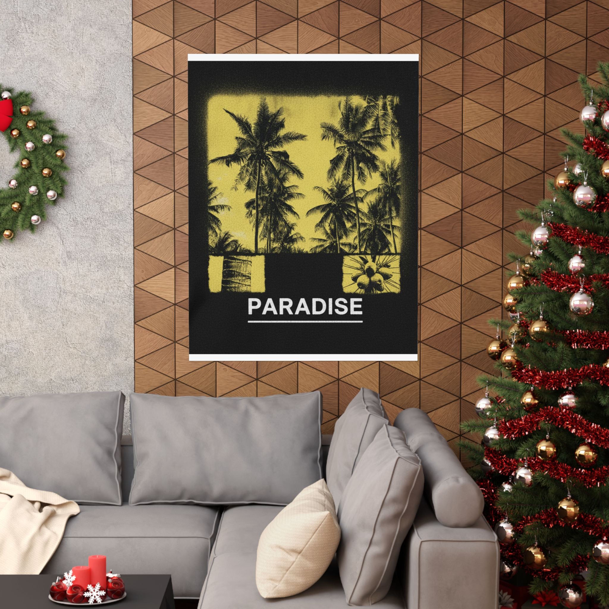 Streetwear Collage — Palms — Matte Poster