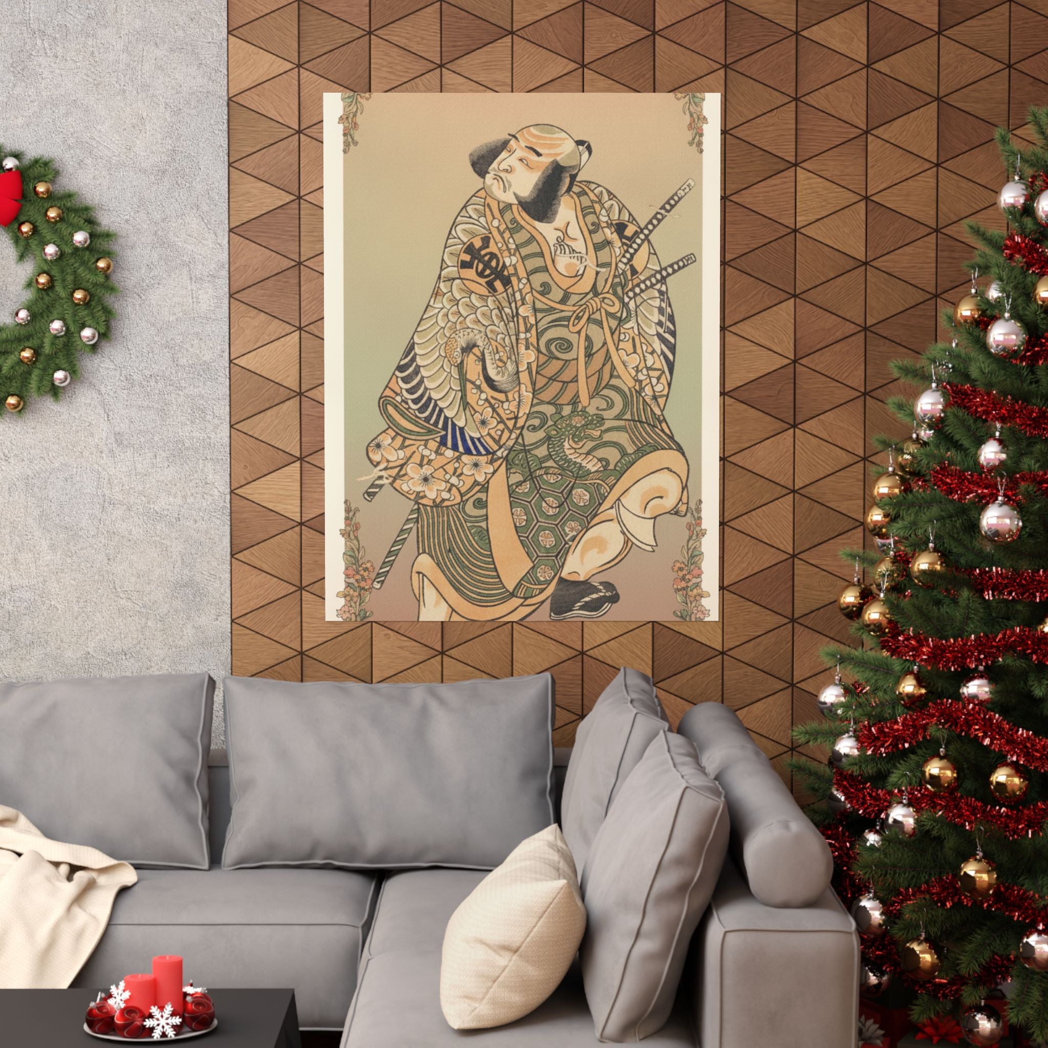 Affirmation — The Actor Nakamura Nakazo As A Warrior — Matte Poster