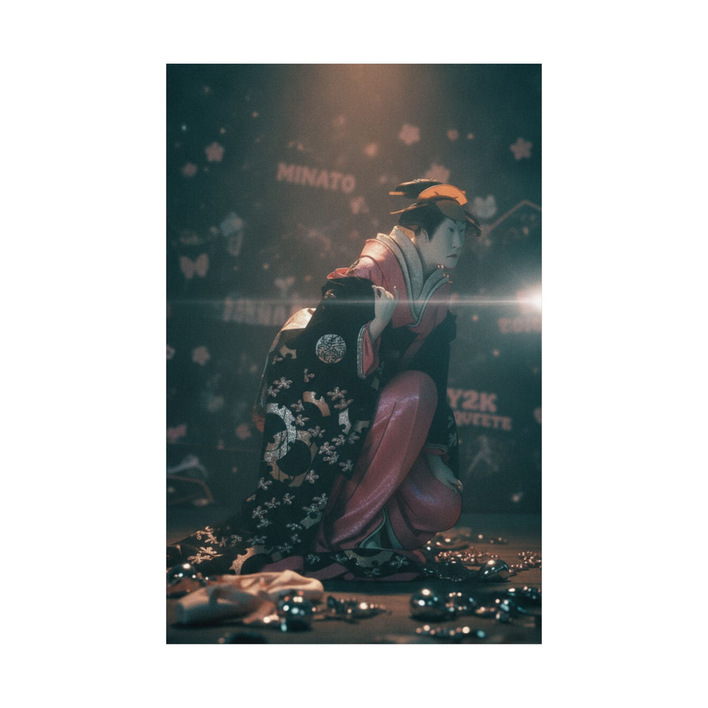 Cinematic — Actor Nakamura Kumetaro Ii As Minato, The Wife Of Yura Hyogonosuke — Matte Poster