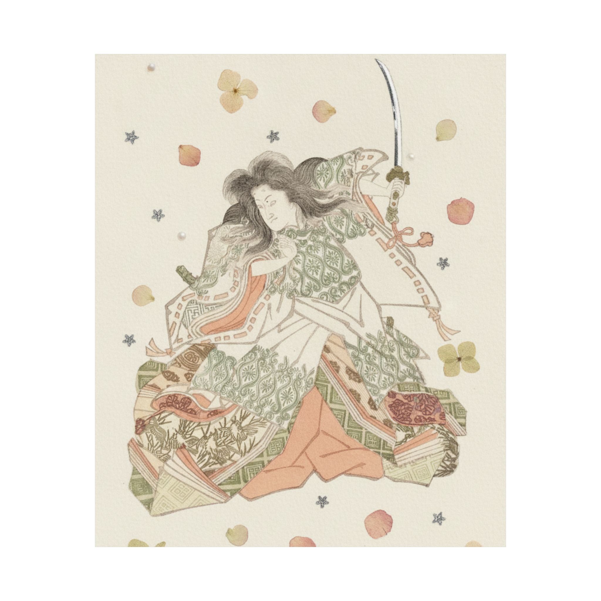 Botanical — Actor As Tokihira — Matte Poster