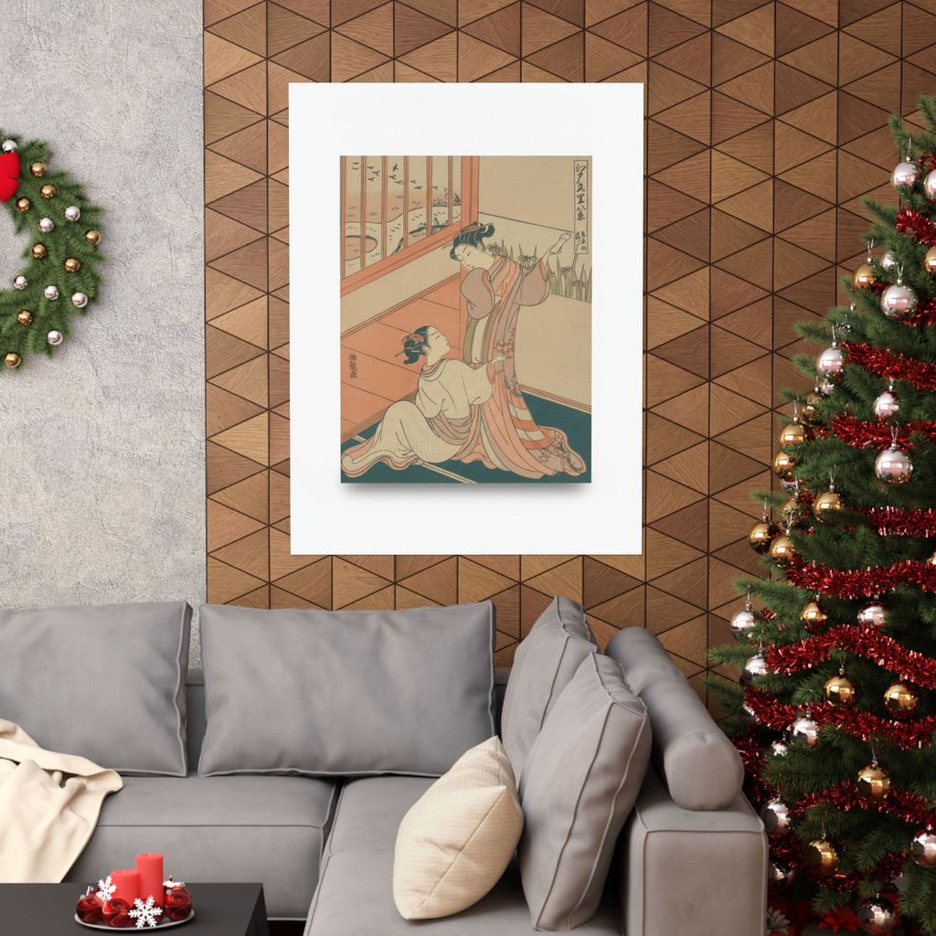 Ecommerce Main — The Flying Down Of Wild Geese At Yoshiwara — Matte Poster
