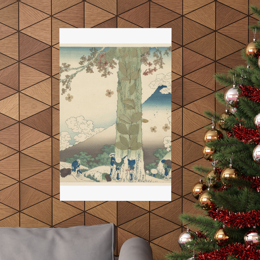 Botanical — Mishima Pass In Kai Province (Kōshū Mishima Goe), From The Series Thirty-Six Vie — Matte Poster