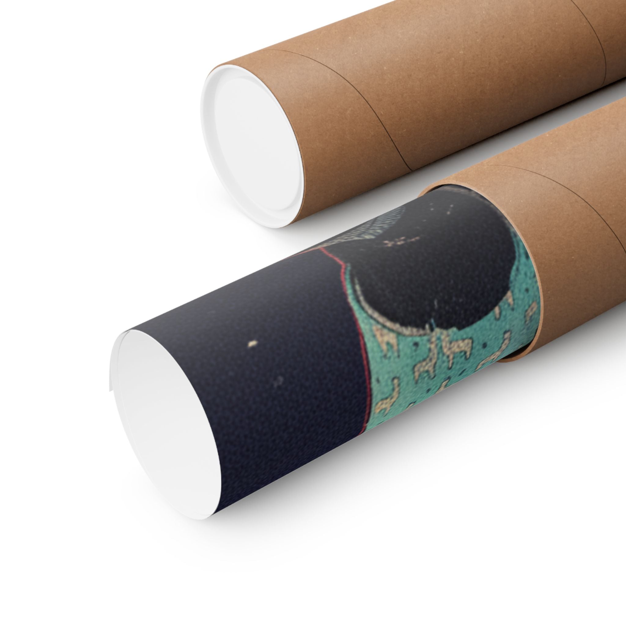 Japanese Street — Dog — Matte Poster