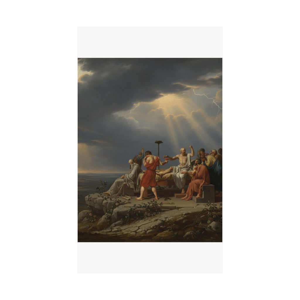Dramatic Storm — Person — Matte Poster