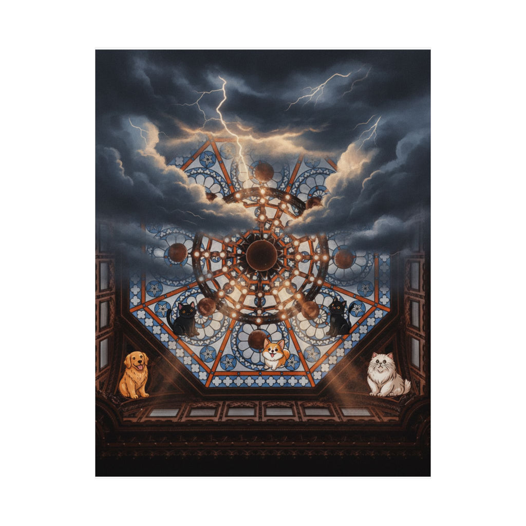 Dramatic Storm — Ceiling — Matte Poster
