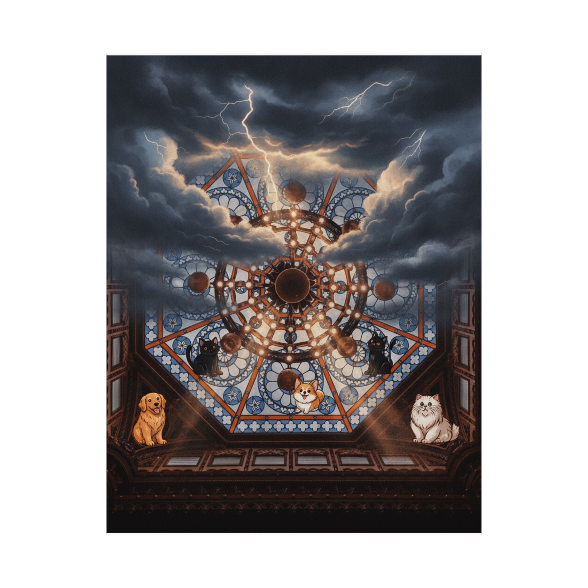 Dramatic Storm — Ceiling — Matte Poster