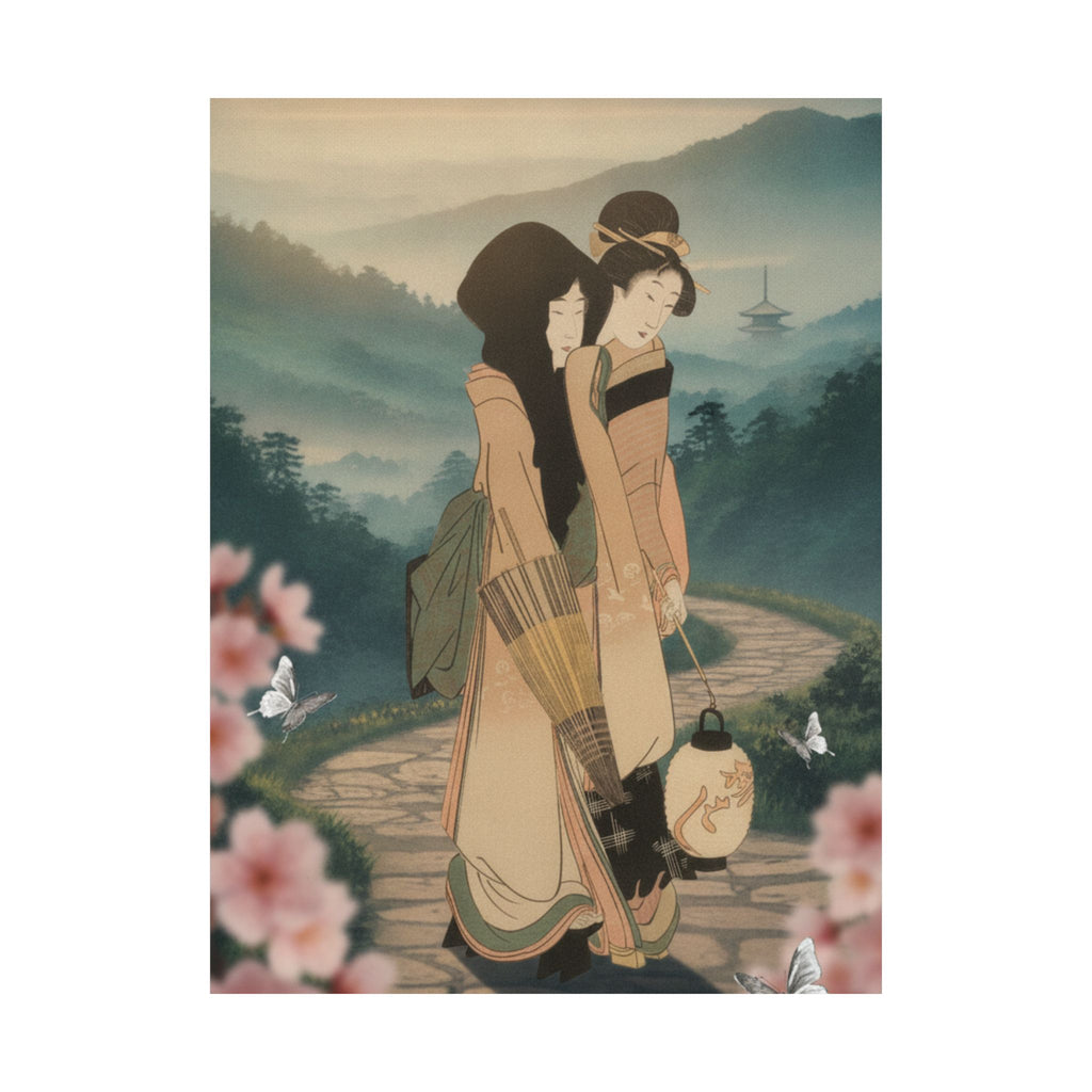 Scenic Nature — “Geisha” From The Series Three Amusements Of Contemporary Beauties (Tōsei Bijin  — Matte Poster