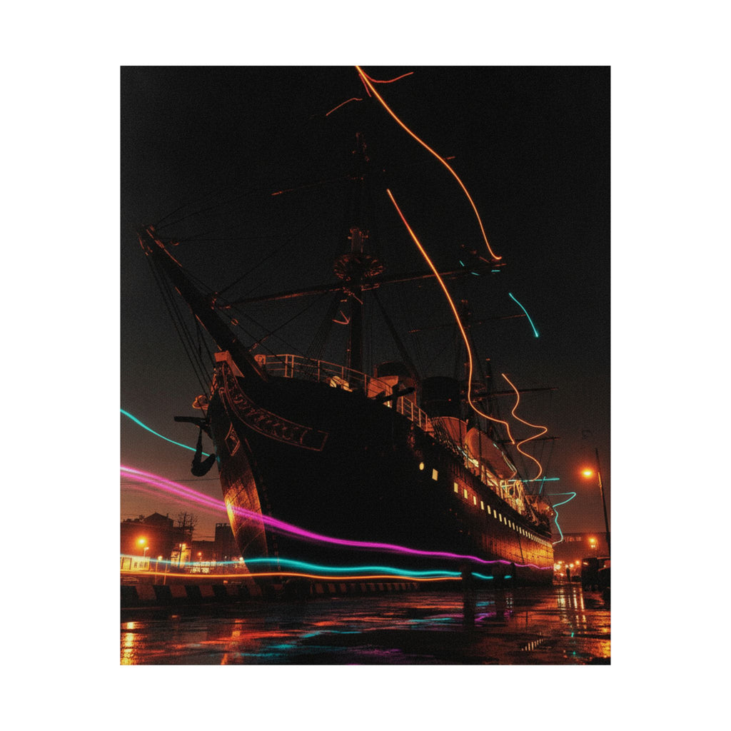 Fast Furious — Yokohama Trade: Picture Of Westerners Shipping Cargo — Matte Poster