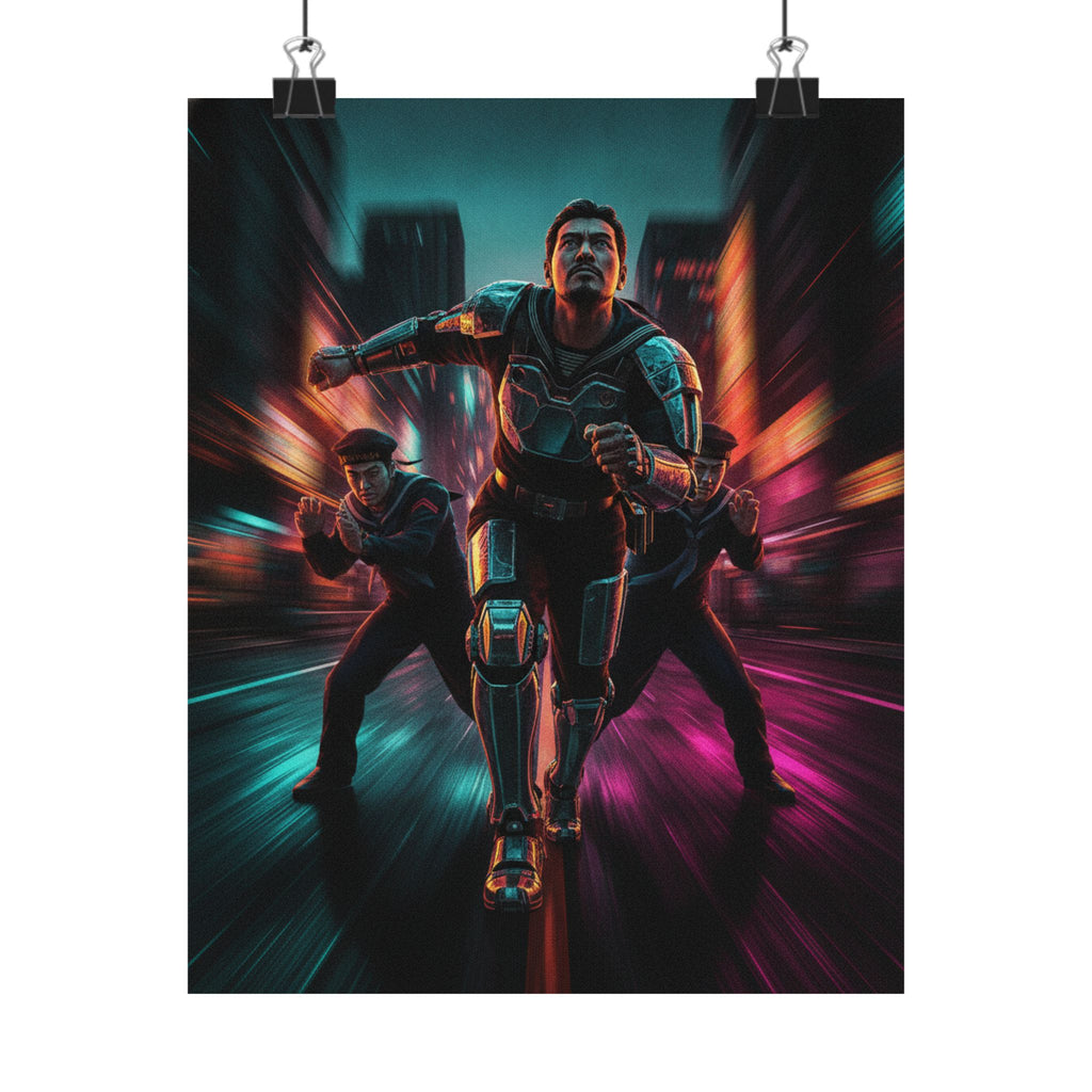 Fast Furious — Sailor Tanaka Ichitarō, From The Series Mirror Of Army And Navy Heroes — Matte Poster