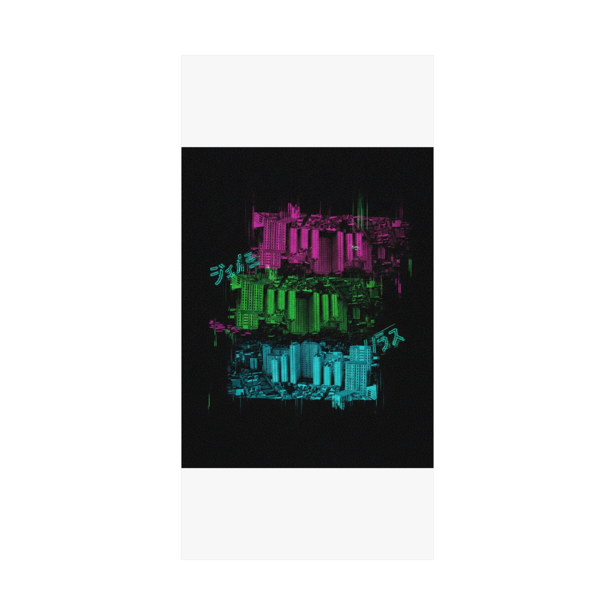 Glitch Culture — Cityscape — Matte Poster