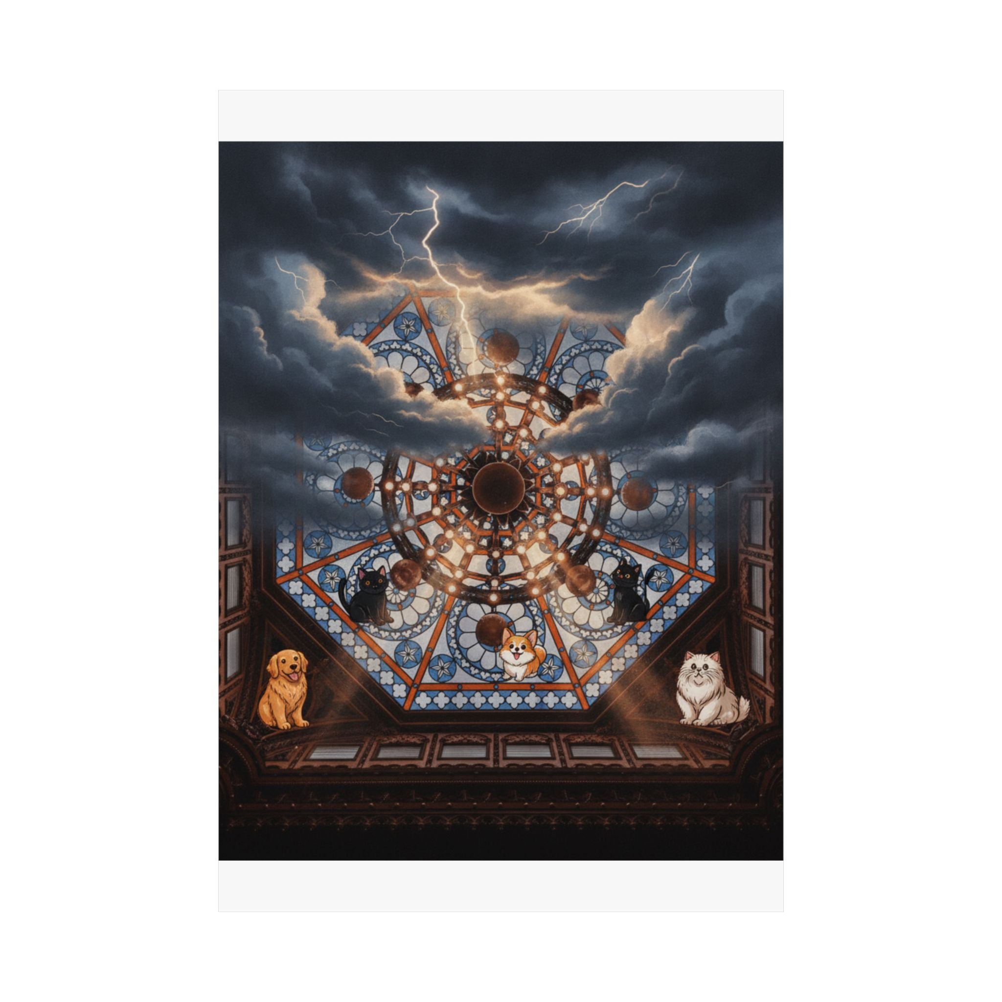 Dramatic Storm — Ceiling — Matte Poster
