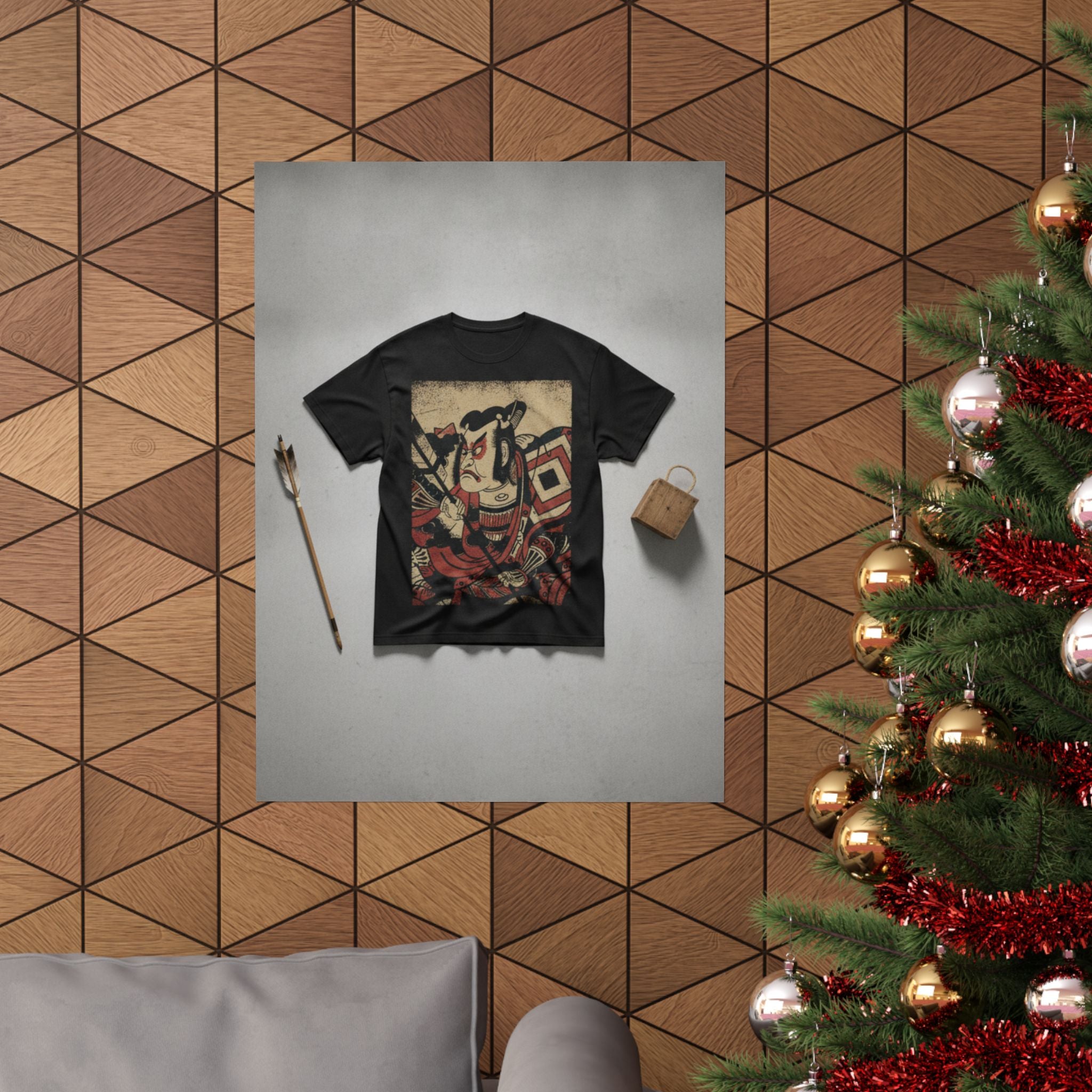 Product Marketing — An Actor Portrait (Wears A Danjuro Mon) — Matte Poster