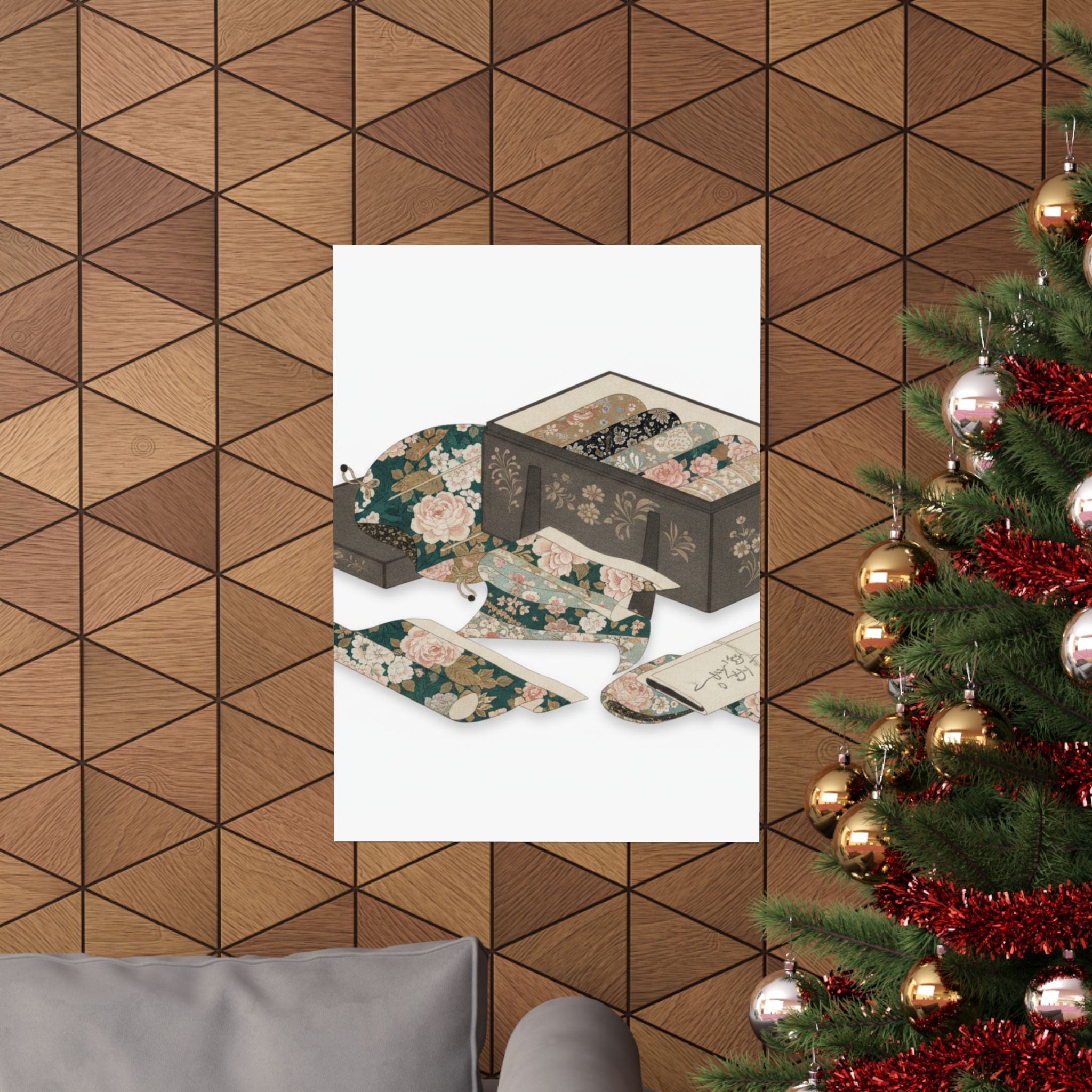Ecommerce Main — Box With Draperies — Matte Poster