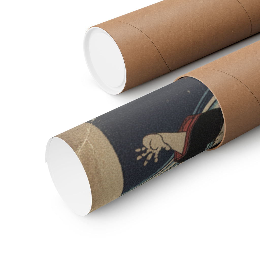 Japanese Street — Hayatake Torakichi From Osaka — Matte Poster